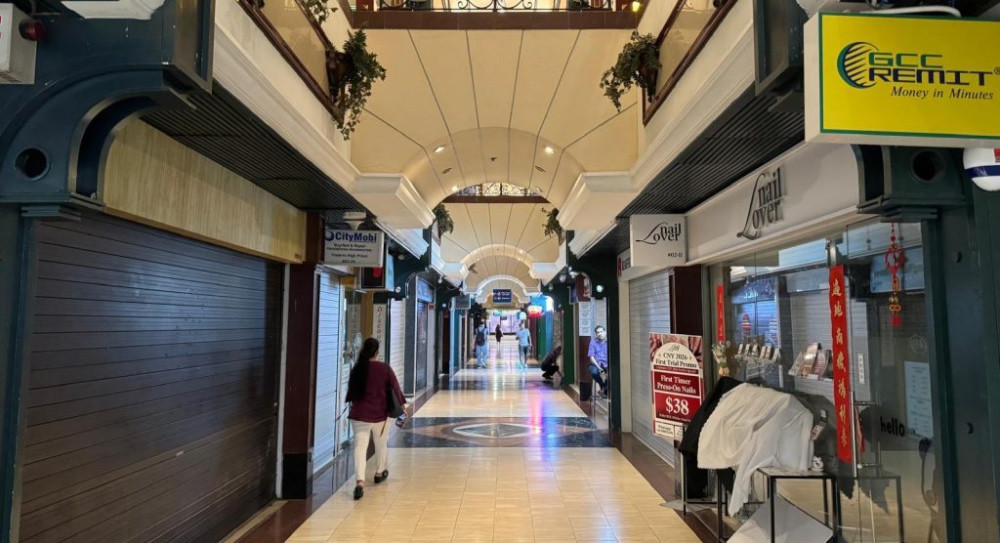Inside The Arcade walkway